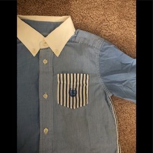 VGUC CHAPS boys long sleeve button up 3t
